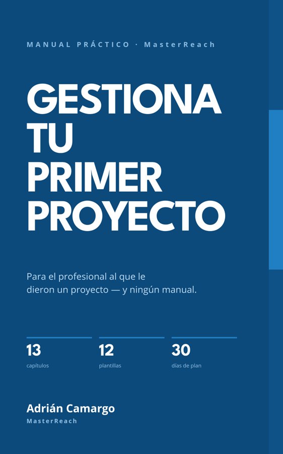 Portada del libro Gestiona tu primer proyecto